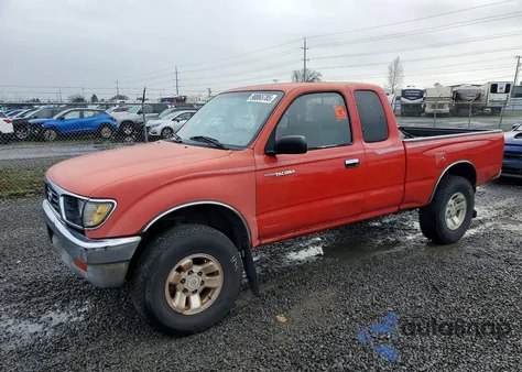 1996 Toyota Tacoma Xtracab из США, поврежденный, VIN 4TAWN72N3TZ204736